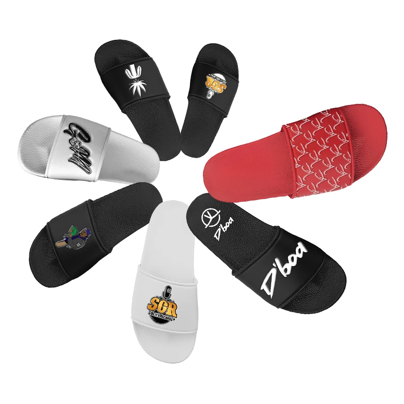 

New Design Custom Printing Custom Slippers With Logo Unisex Men's EVA PVC Sandals Slides Slippers, Customized color
