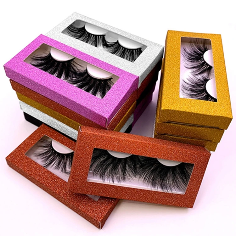 

100% Mink 25mm Long Lash Best 3D Eyelash Private Label Mink Lashes 3D Mink Eyelash Wholesale Vendor, Black