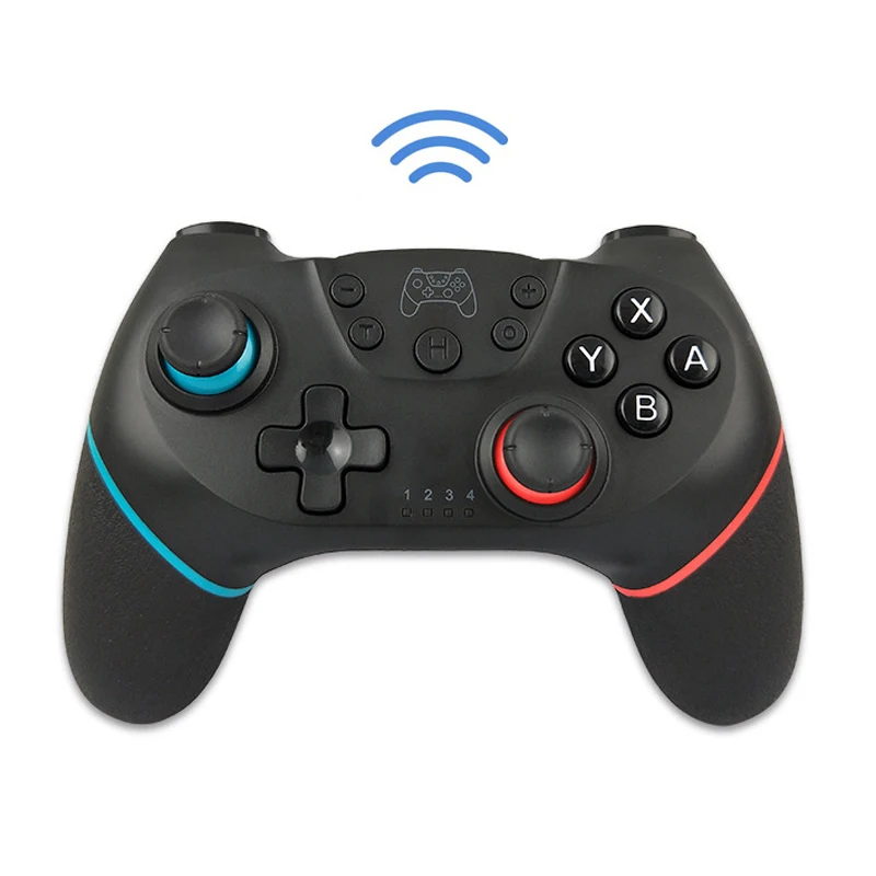 

NEW Game Joystick for Switch BT4.0 Handle with Vibration 6-axis Somatosensory Wireless Controller for Switch Pro, Black
