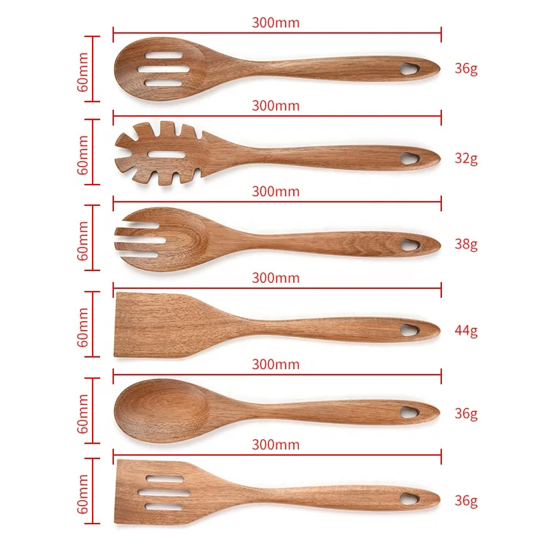 acacia cooking utensils