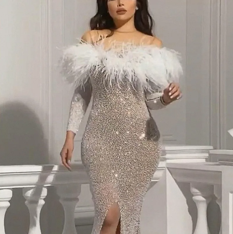 

Women Bling V Neck Vestido De Baile Livre Robe De Soiree Dresses Tassel Mermaid Gold Long Party Evening Dress, Burgundy/gold/purple/silver/navy/black