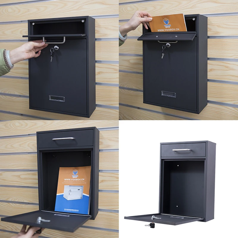 yoobox 美国公寓镀锌钢定制住宅邮箱