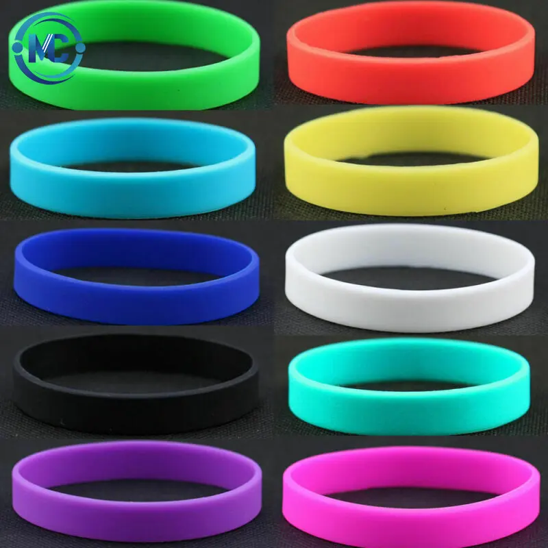 

Multicolor Silicone Wristband Sports Fitness Silicone Bracelet Customizable Logo Pattern Men and Women Fashion Sports Wrist, Multi-color