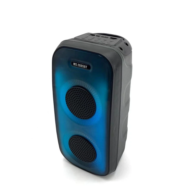 

MS-2607 Latest Speaker Double 3 Inch Speaker Small Speaker With Coloured Lights