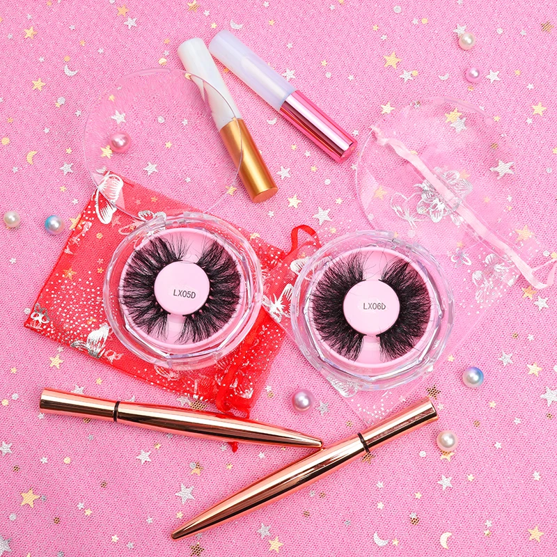 

Low price full strip eye lashes 3d wholesale natural mink eyelash vendor custom packaging 3d 25 mm false fluffy mink eyelashes, Black