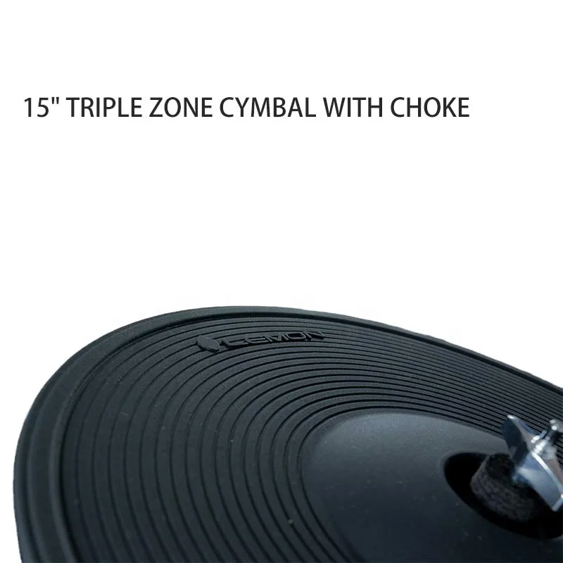 

Lemon cymbal 15" triple zone ride cymbal for electronic drum