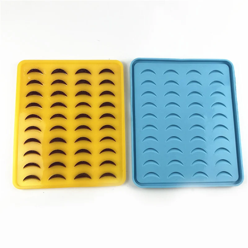 

5359 40 cavity eyelashes display tray resin mold eyelash holder silicone mold