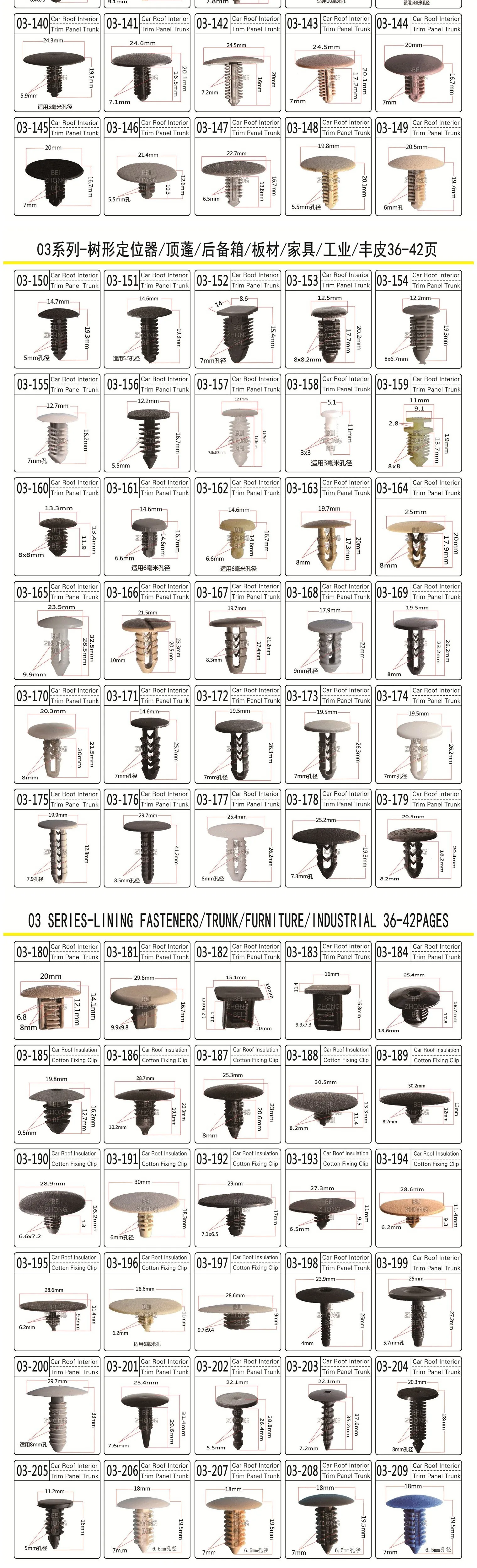 great quality nontoxic plastic clips for cars