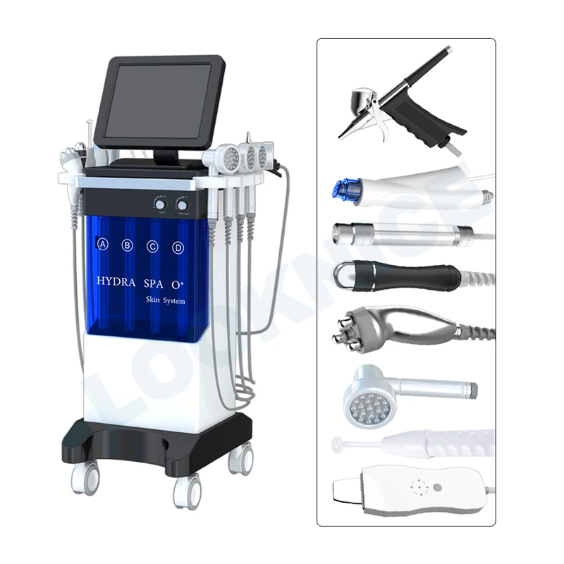 

8 In1 Multifunction Diamond Hydra Dermabrasion Hydrofacials Spa Beauty Machine With 90 KPA Vacuum Suction