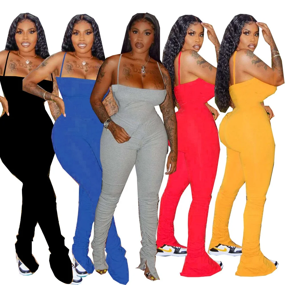 

CL-SMN8106 Fashion Rompers Night Club Bodycon Jumpsuit Sexy Backless barboteuse enfants Tight Jumpsuit For Women