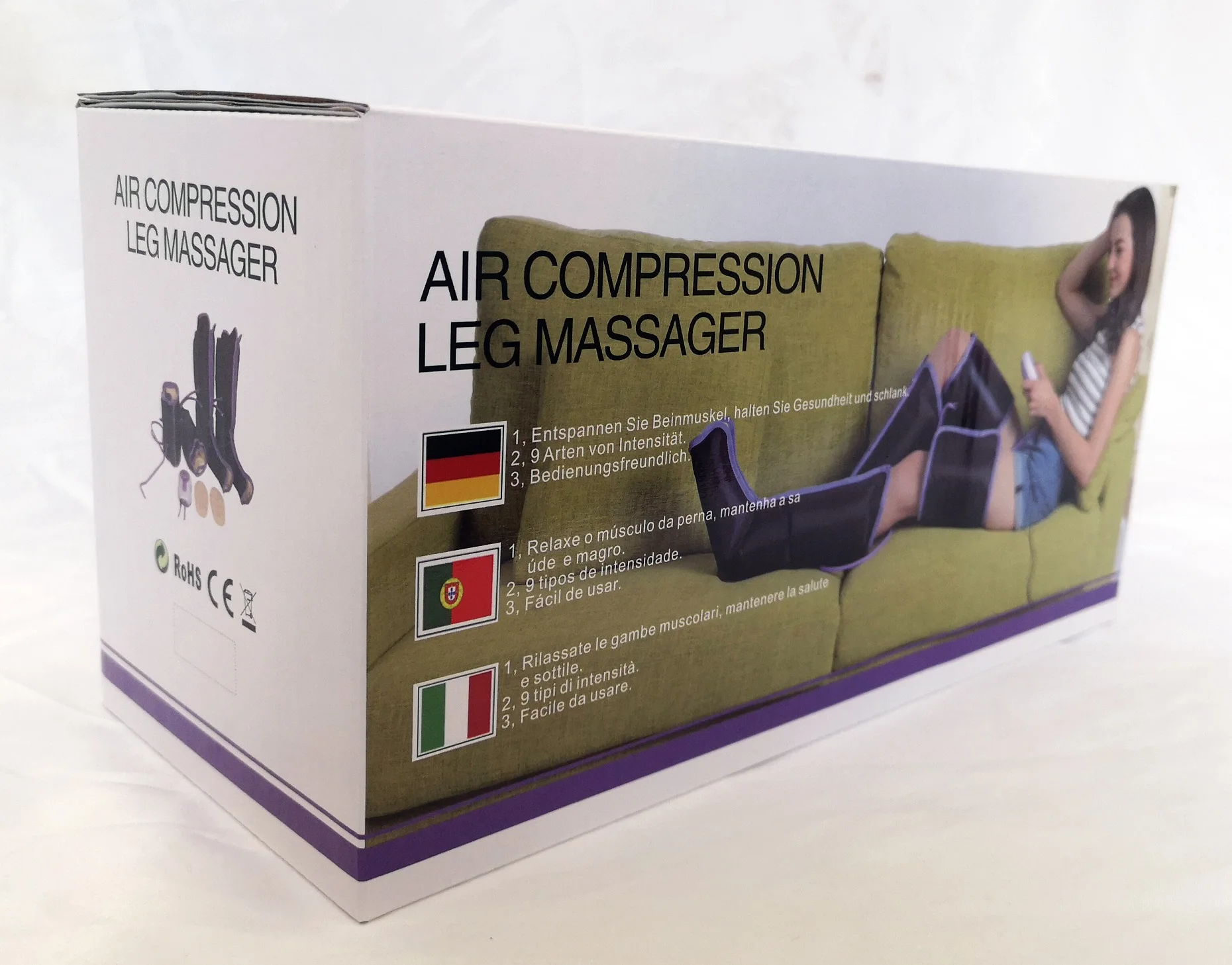 Ce Rohs Certification Pressotherapy Machine Air Compression Beauty Slimming Leg Massager Lymph 2533