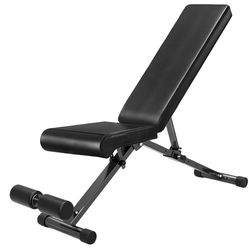 

Multifunctional Weight Folding Bench Press Board Exercise Equipment Gym, Black