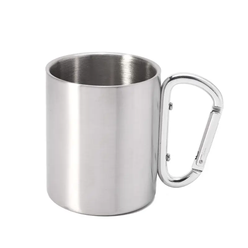 Hot Selling Outdoor Mountaineering Buckle Beverage Cup Camping Mug