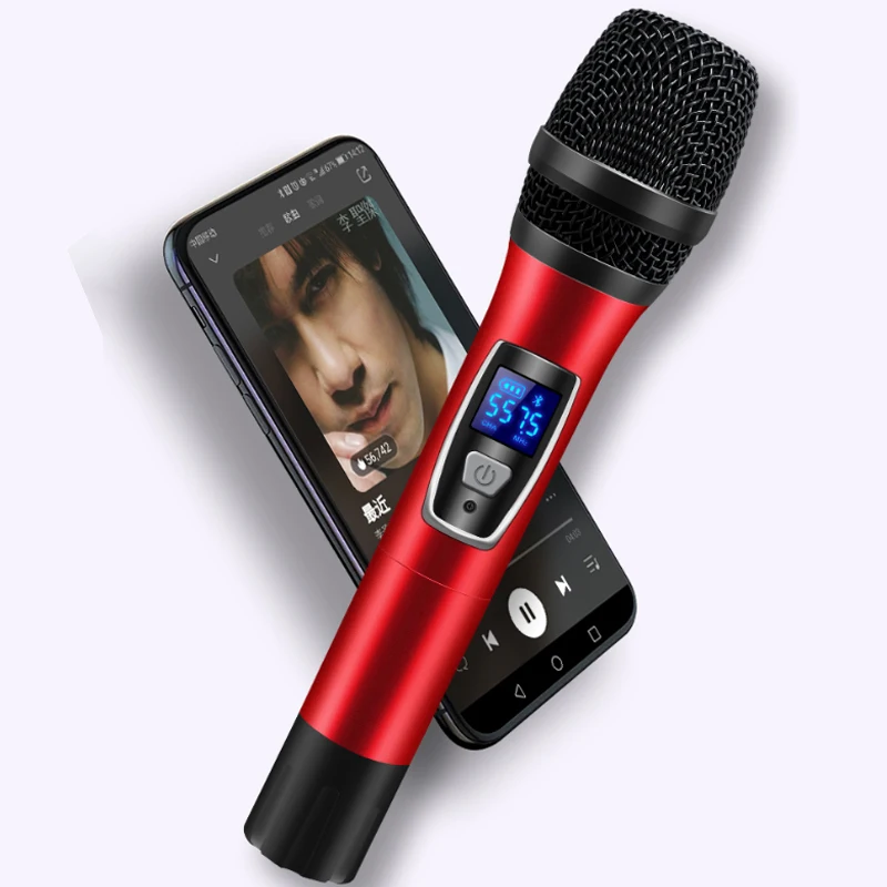 

Wholesale Fashion Design Wireless Handheld Microphone for karoke mic handheld microphone