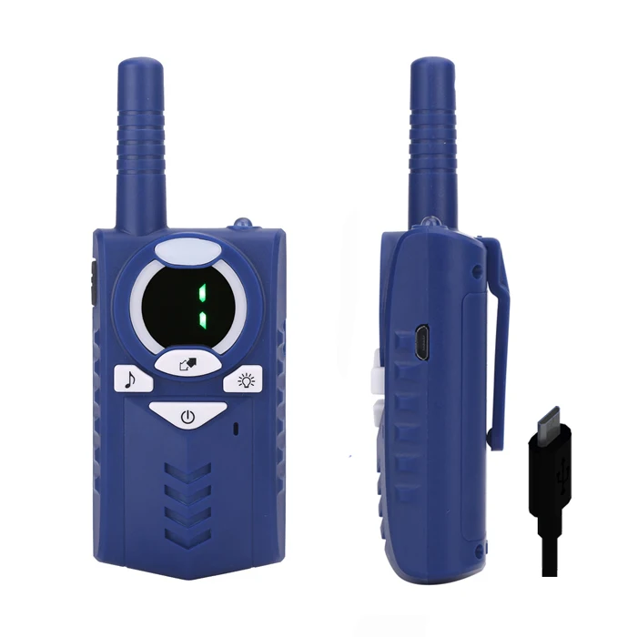 

Cheapest 0.5w free license pmr 446 mini child walkie talkie toy built in flashlight, Blue/customized