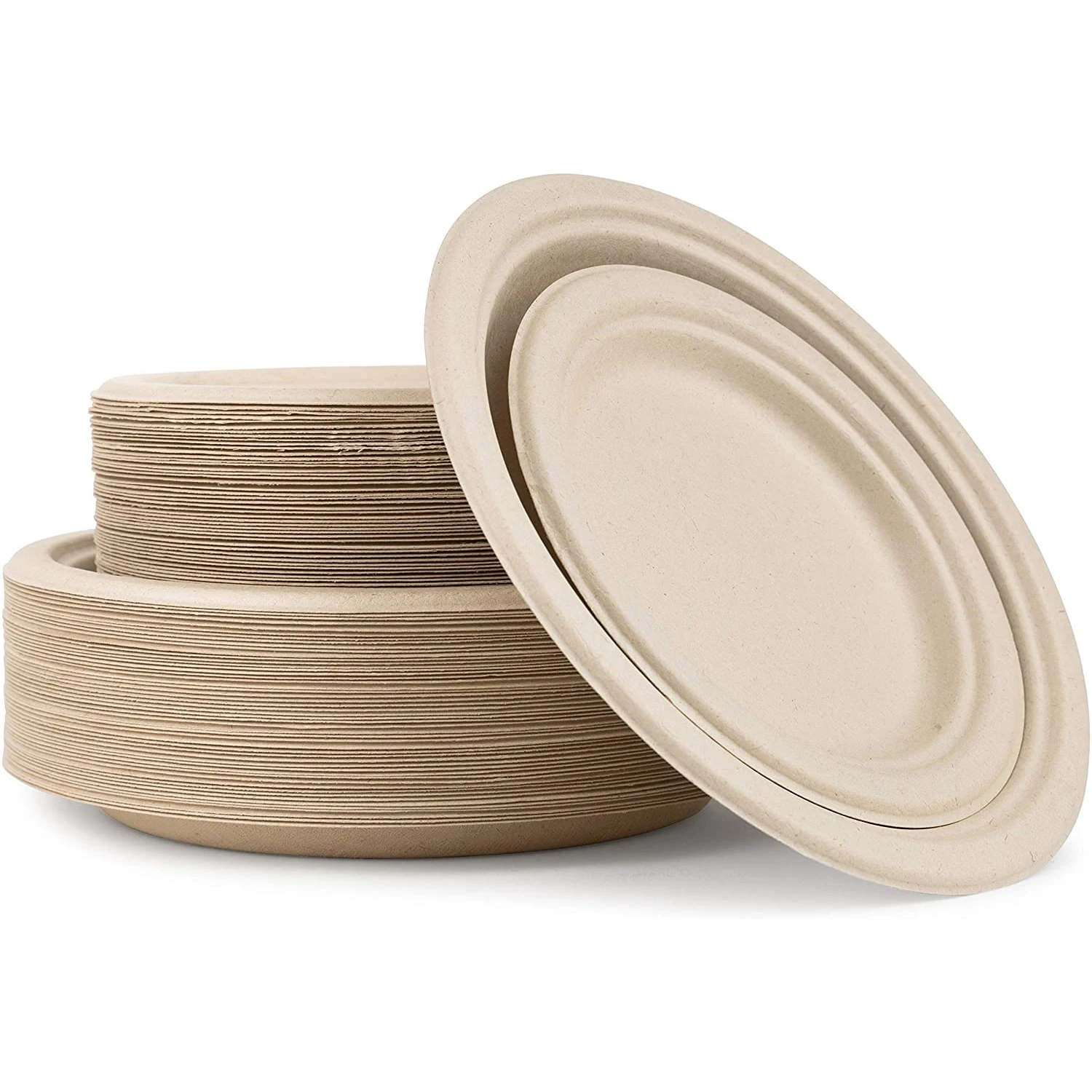 

Disposable Wheat Straw Lunch Oval Plates Eco-friendly Compostable Square Plates Food Grade Biodegradable