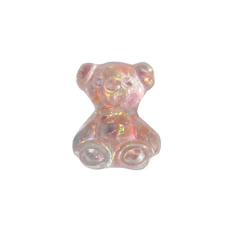 

New style Cute resin three-dimensional bear cartoon nail charms art decoration, 12