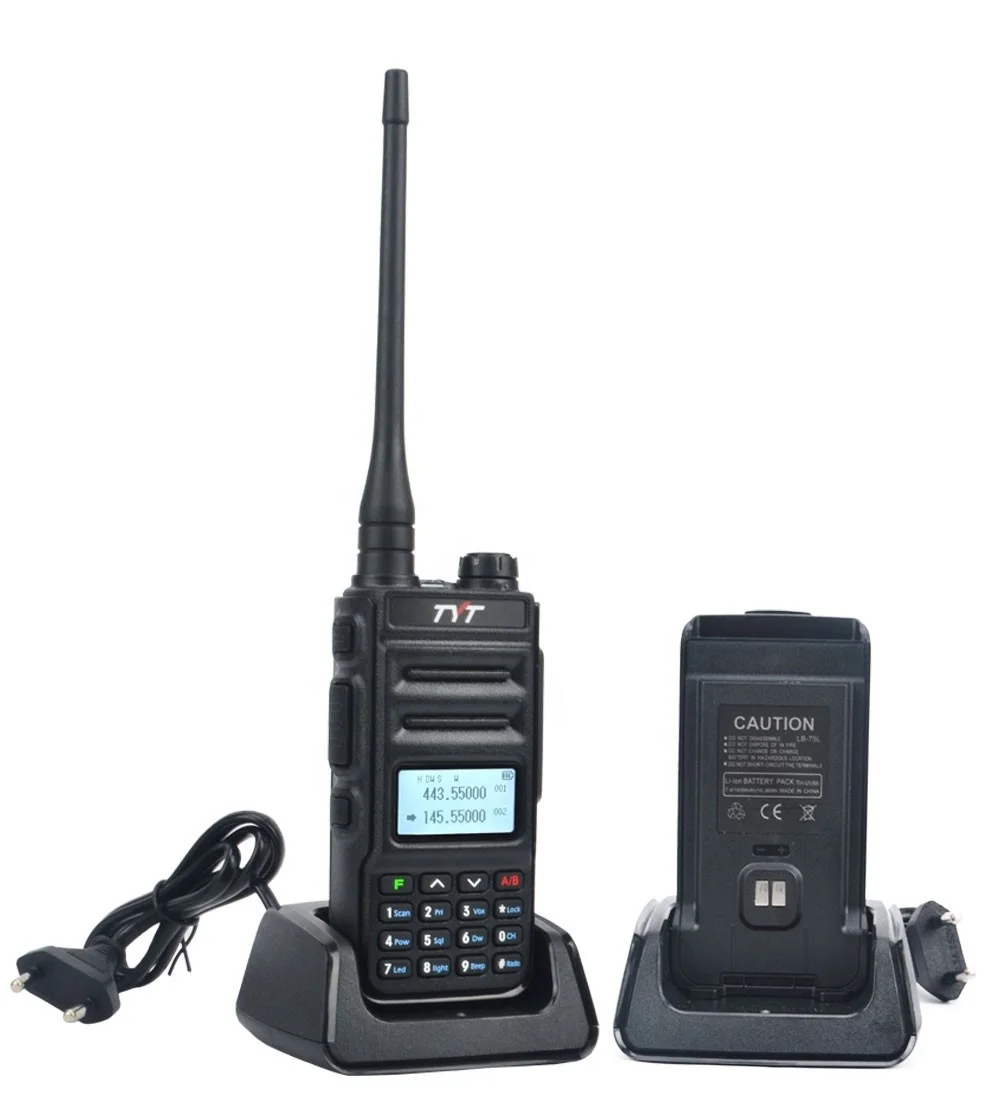 

TYT TH-UV88 dual band walkie talkie VHF 136-174MHz & UHF 400-480MHz 5W 200CH Scrambler VOX FM transceiver radio tyt th-uv88