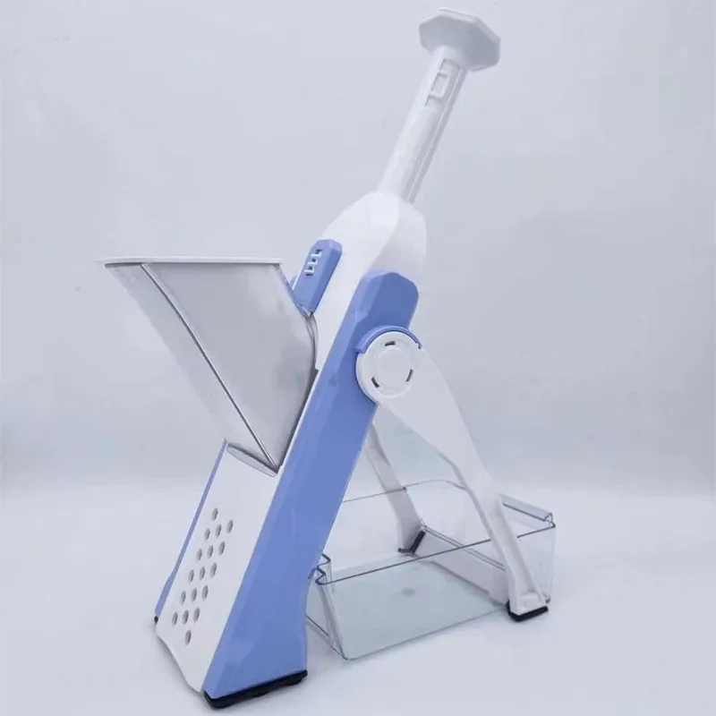 

2022 New Hot sale ONCE FOR ALL Multi-functional Pressing handheld Vegetable mandoline chopper Fruit Slicer Food Cutter