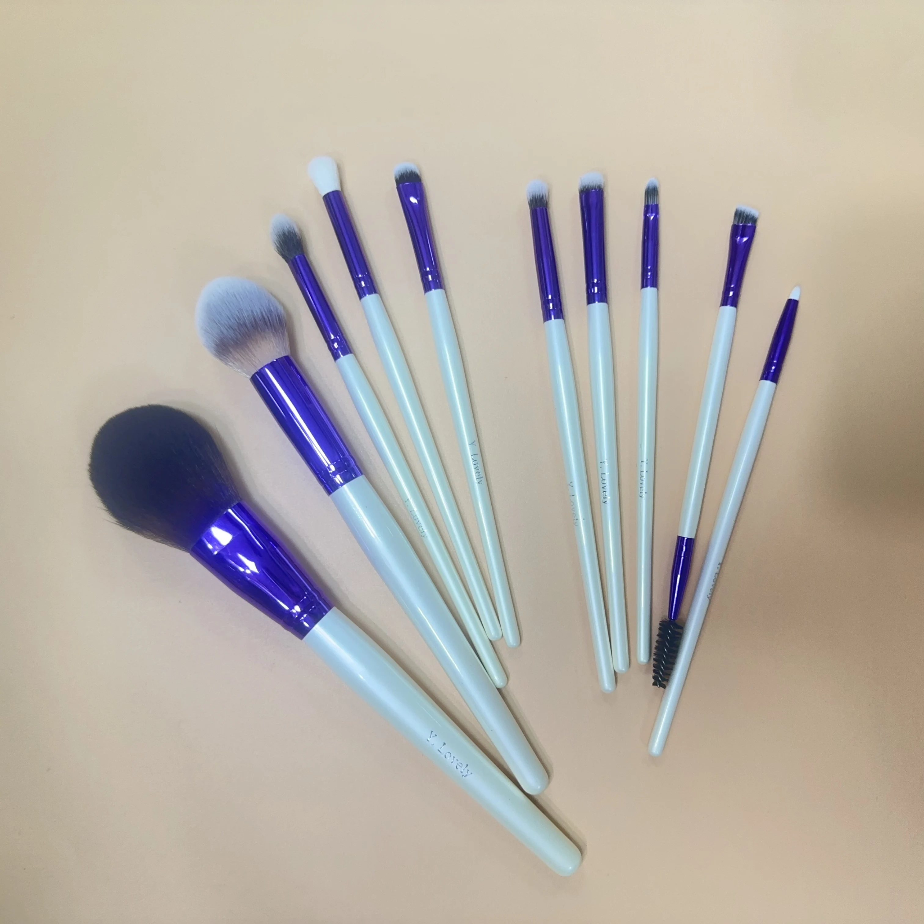 YRX A921 10 Piece Professional Makeup Brush Set