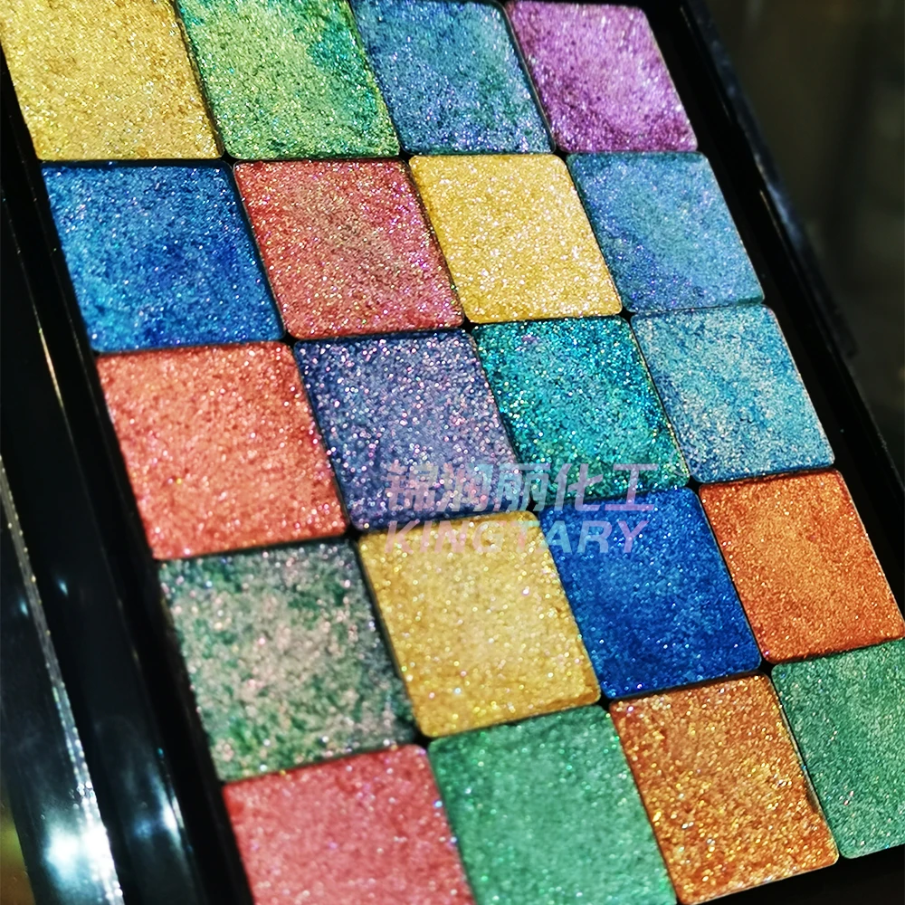 

Color Changing Mermaid powder chrome pearl eye eyeshadow chameleon pigment, Multi-color