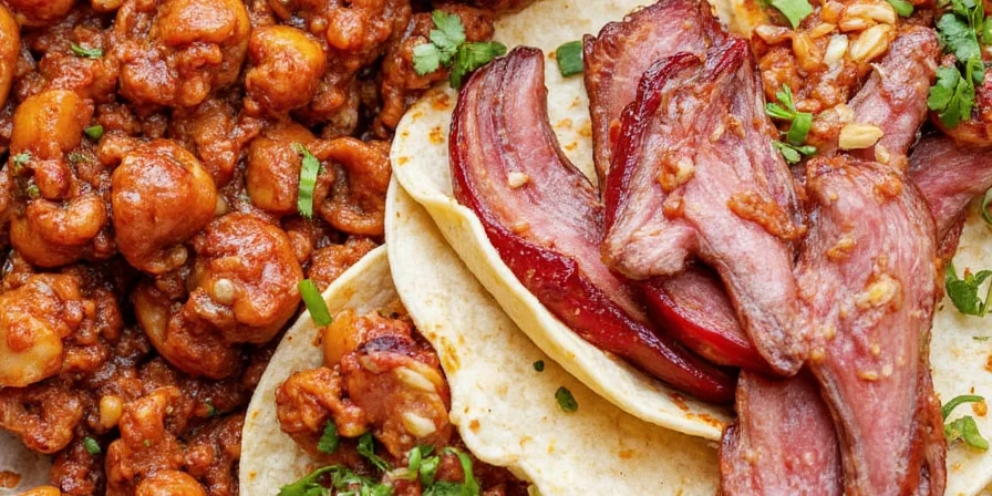 Chicken vs Steak fajitas side by side