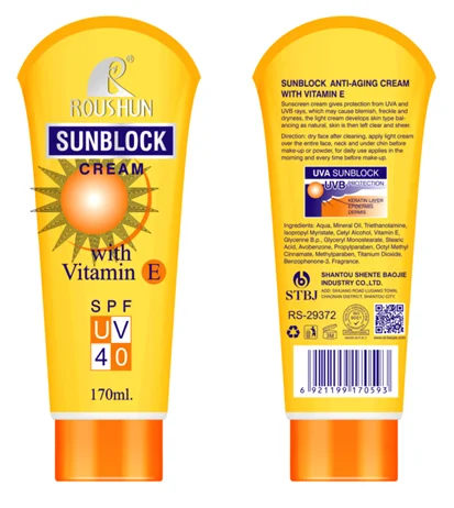 

DR.DAVEY SunBlock Anti-aging Cream with Vitamin E