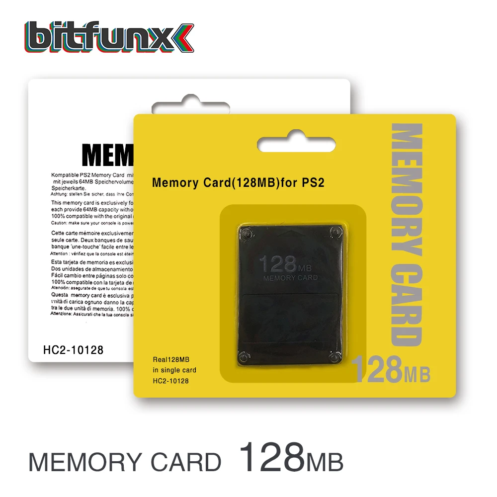 
Bitfunx Video Game Accessories Wholesale 128MB Memory card for SONY PS2 PlayStation 2 