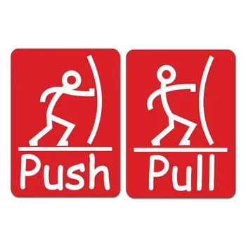 popular sale funny acrylic push pull door sign