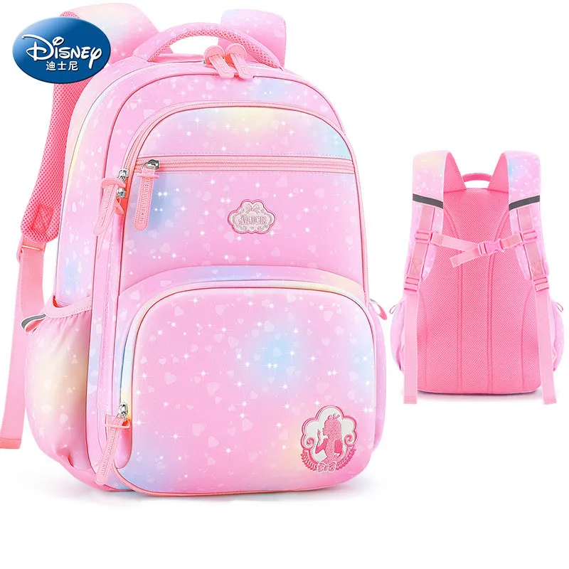 

Disney FAMA BSCI Kids Multicolor Schoolbag Backpack Elementary School Boys Girls Minnie Mickey Children Backpack Pink, Colorful