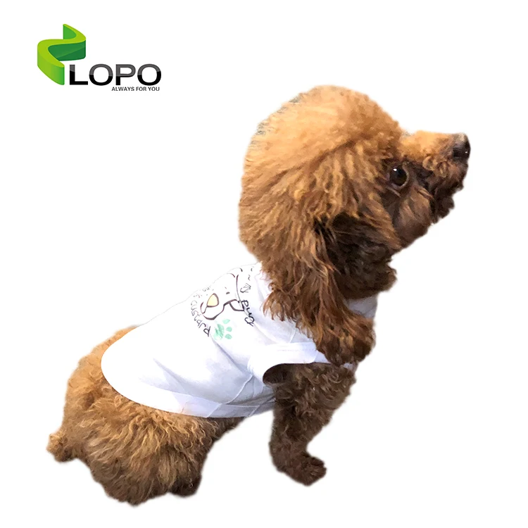 

Custom Sublimation Dog Clothes for Small Dogs, White/blue/red/black