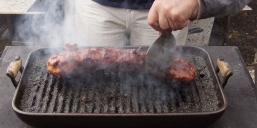 Comparison of overcooked vs perfectly cooked ribs