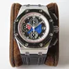JF AP diver noob watch blue Oak Offshore 26290 series blue dial or red dial
