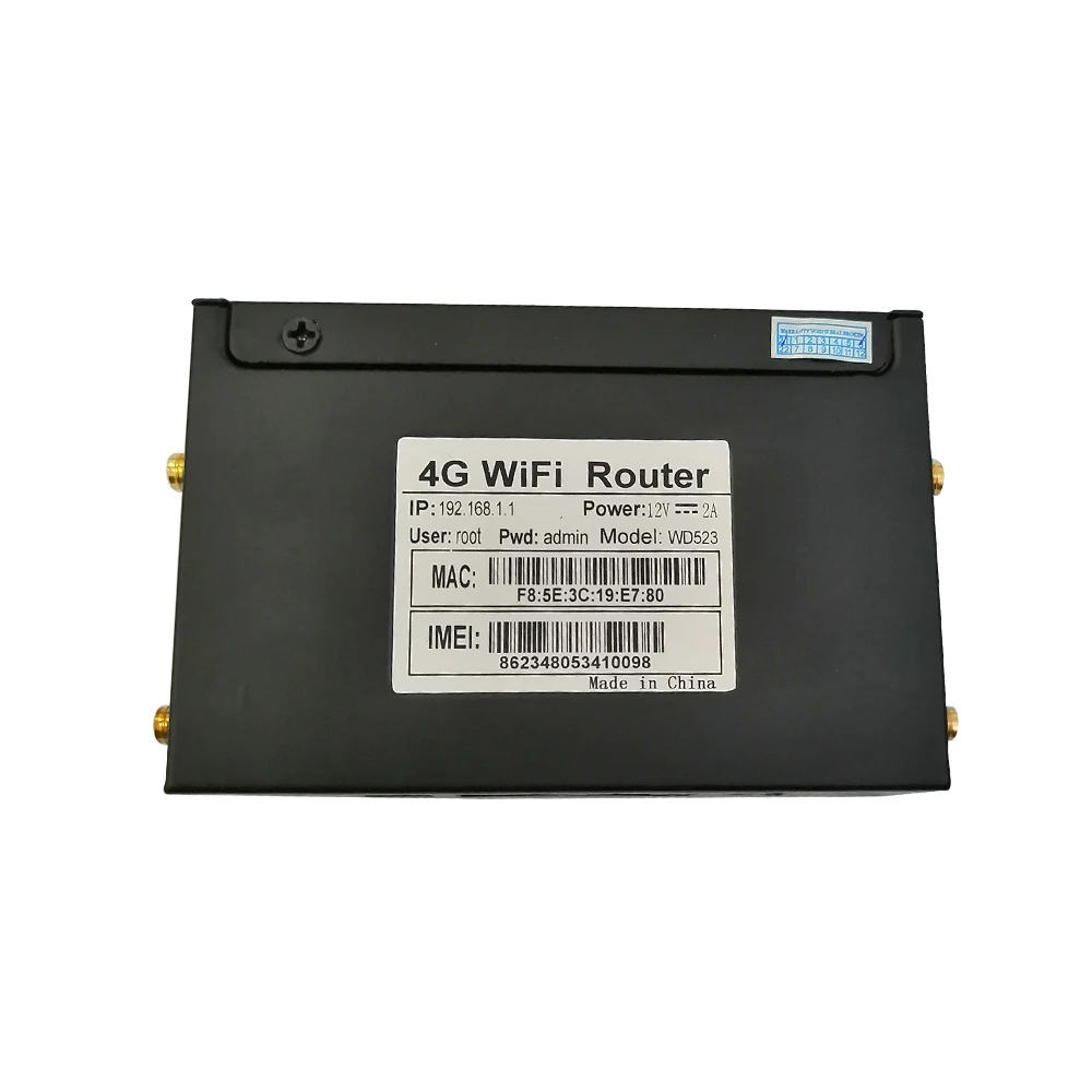

Industrial RS232&485 Ports Strong Signal 4g LTE Sim Card WIFI Wired Wireless Router, Black