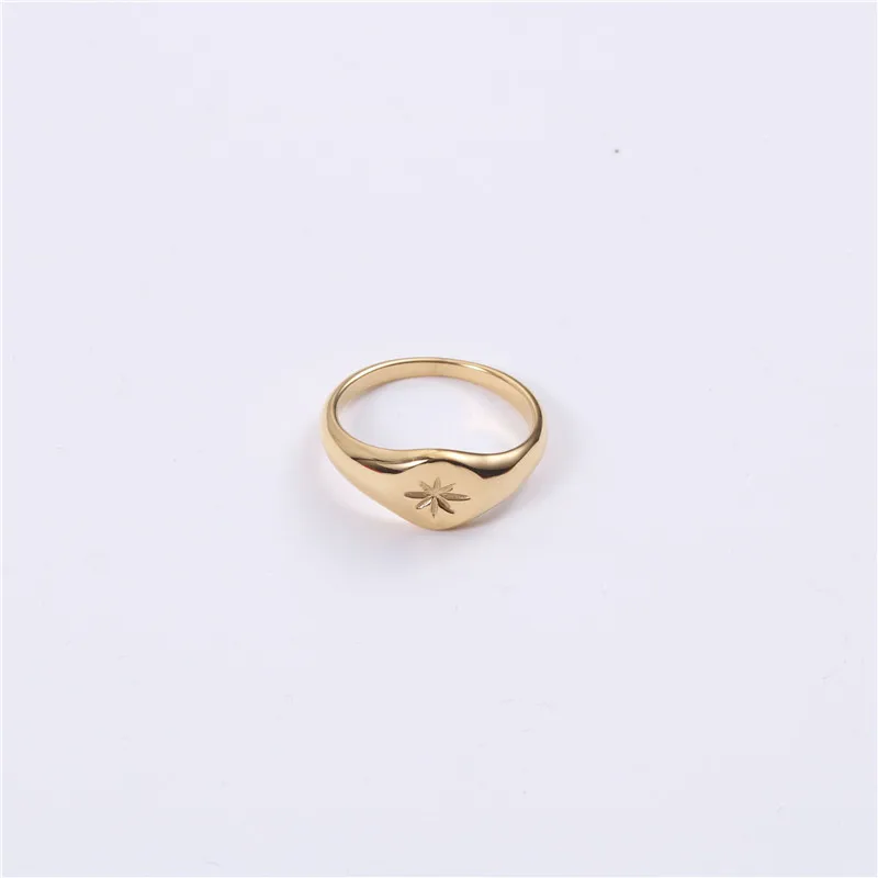 

Joolim High End PVD Gold Plated North Star Rings Stainless Steel Rings for Women