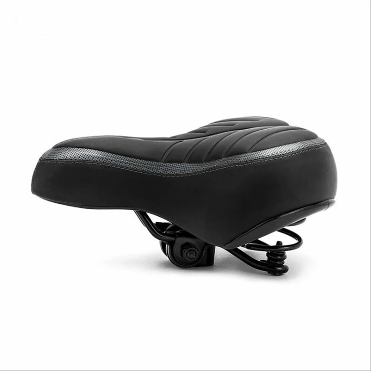 

Wholesale comfortable shock absorbing stripe design Bicycle cushion sports mountainbike seat bag MTB saddle, Picture shows