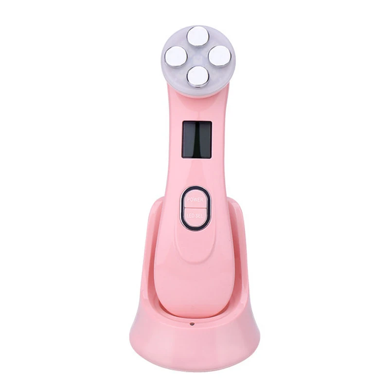 

High quality multifunctional galvanic facial tool radio frequency skin tightening beauty equipment, White, pink, black, customized color