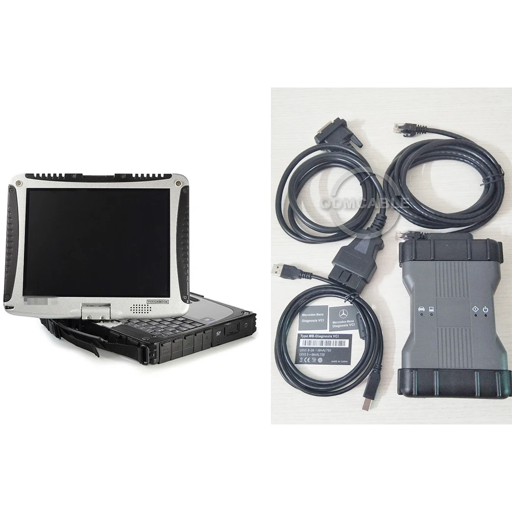 

car Multiplexer with Software sd c4 c5 truck diagnosis tool Full set MB sd c6 with cf19 laptop Xentry DoIP Diagnosis