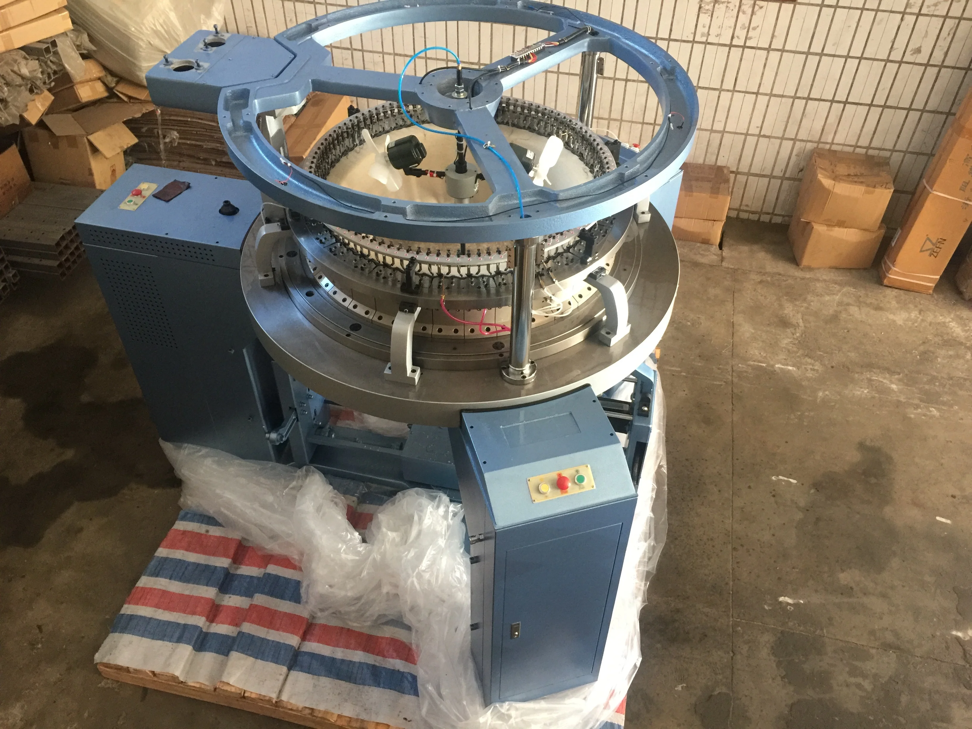 
Maquinas Circulares Textil Good Brand Circular Knitting Machine Three Thread Fleece Knitting Machine Supplier 