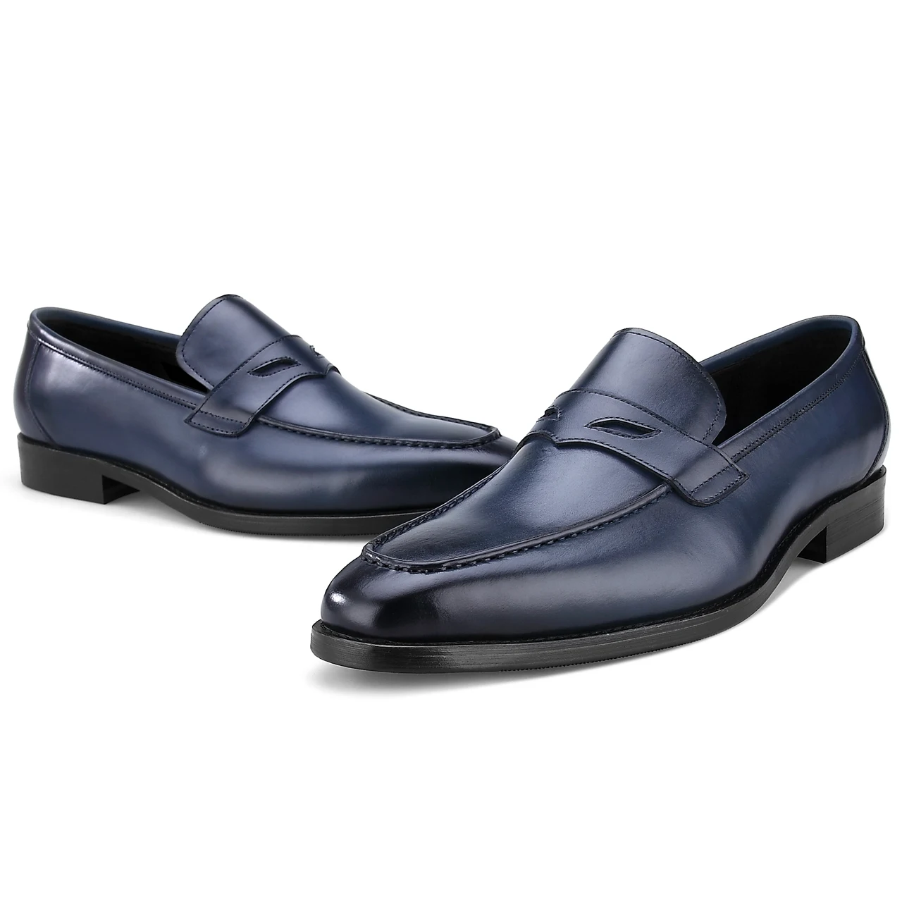 

Blue Black Fashion Casual New Desgin Slip-on Genuine Leather Loafers Shoes Moccasins Shoes for Men, Coffee/brown/deep coffee