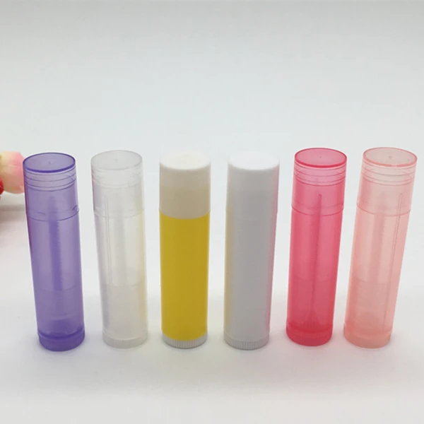 Wholesale 5ml 5g White Black Transparent Colour Empty Chapstick ...