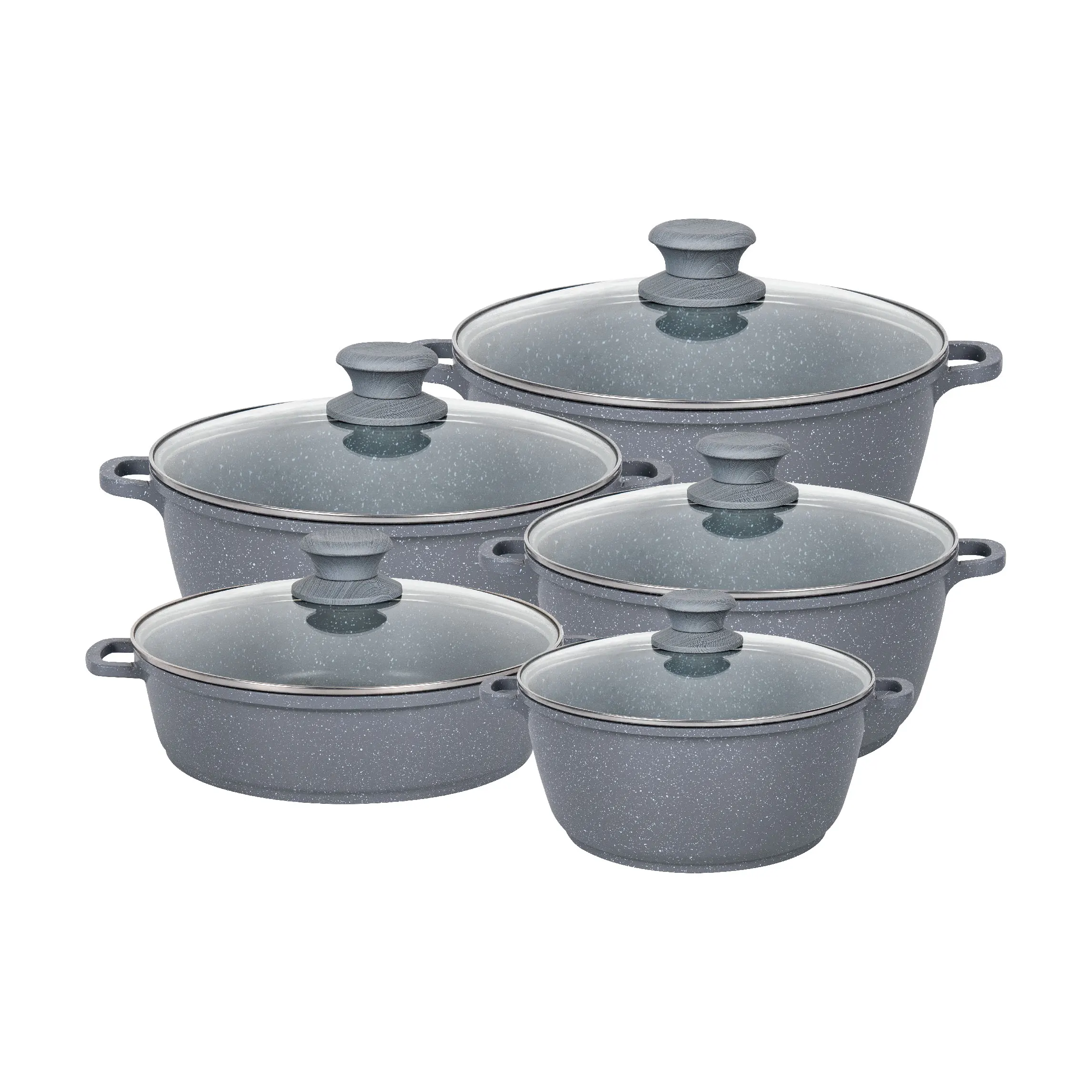

kitchen tools non-stick aluminum soup pot cookware set