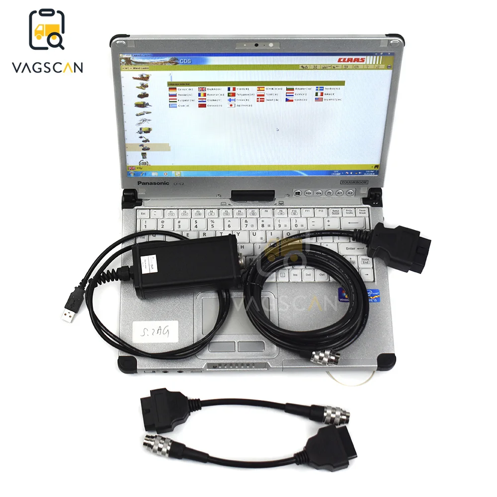 

CF C2 Laptop FOR CLAAS AGRICULTURAL MACHINERY TRUCK CANUSB CANBOX METADIAG DIAGNOSTIC TOOL CLAAS USB INTERFACE