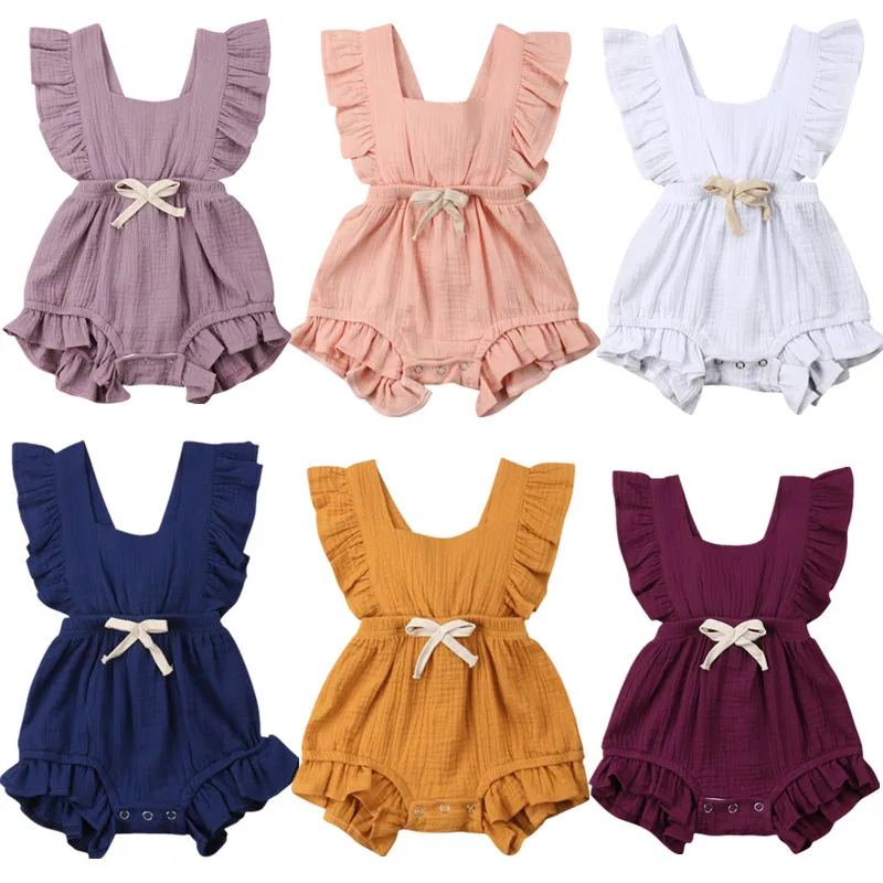 

Wholesale 2019 Baby New Summer Hayi Printed Romper Infant Jumpsuit Free Shipping