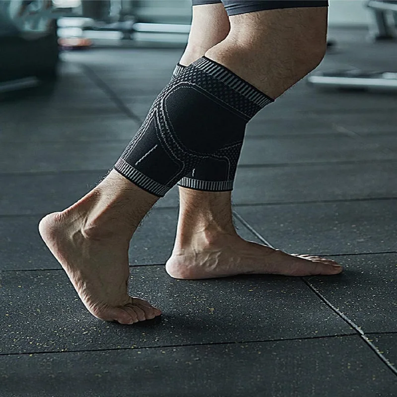 

Customized Calf Sleeve Compression Leg Football Shin Guard, Black