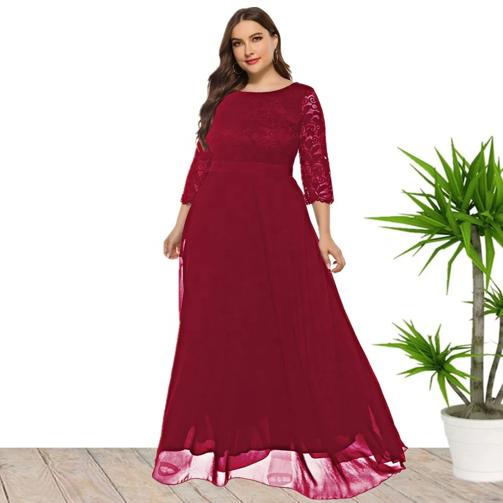 

2021 New Trend Plus Size High Quality Maxi Long Evening Dresses For Women Wholesale China