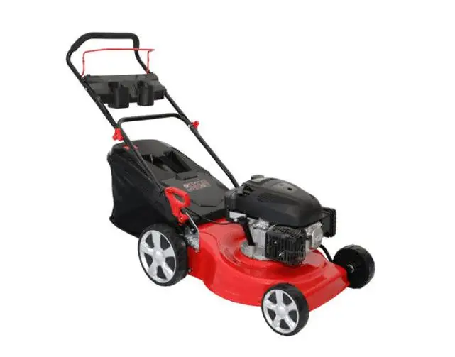 Gasoline Low Emission Lawn Mowers Tools / Smart Lawn Mower With 60L Grass Box