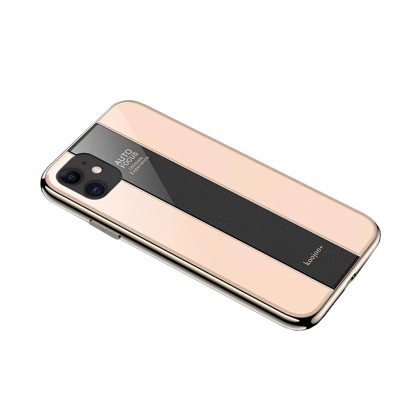 

For iPhone 6 7 8 X 11 Clear View Stand Cover Case Smart Mirror Electroplate Plating Protective Phone Case, Black,gold,red,white