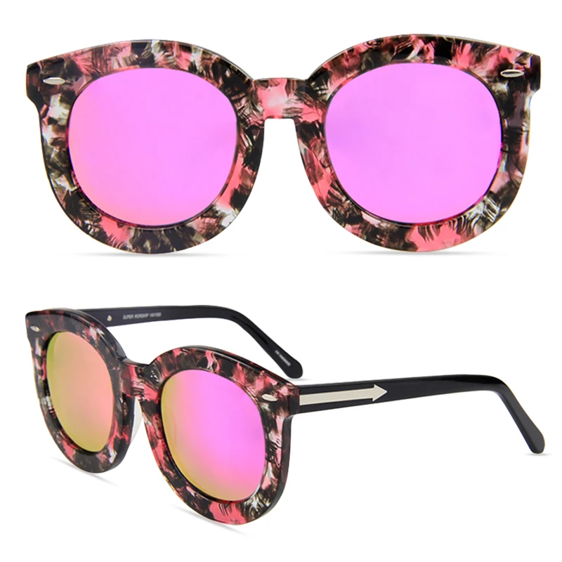 

2020 Mens Acetate Vintage Round Sunglasses Brand Sunglasses Men