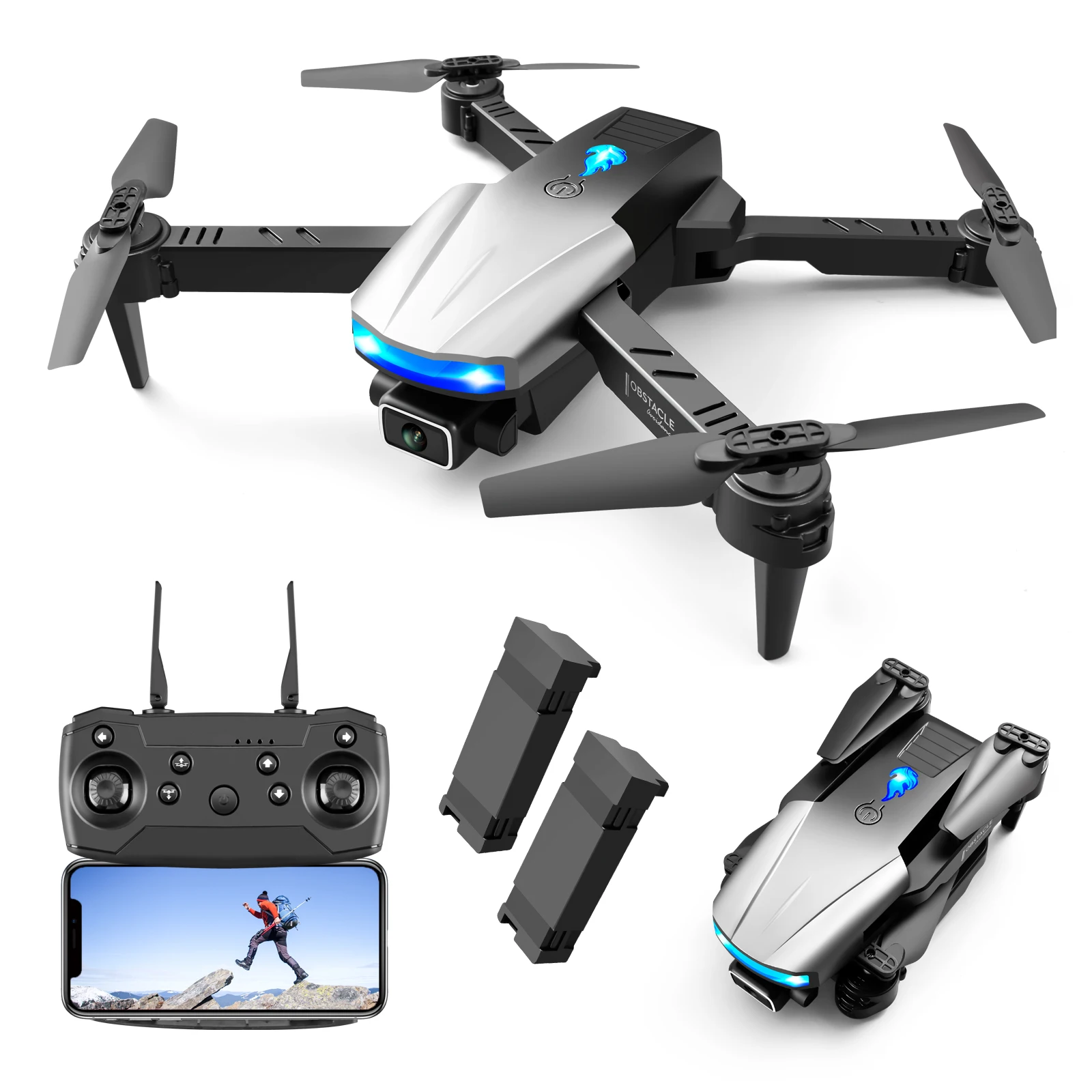 

lightweight hot sale S85 drones with 4k and gps long distance dual camera drone